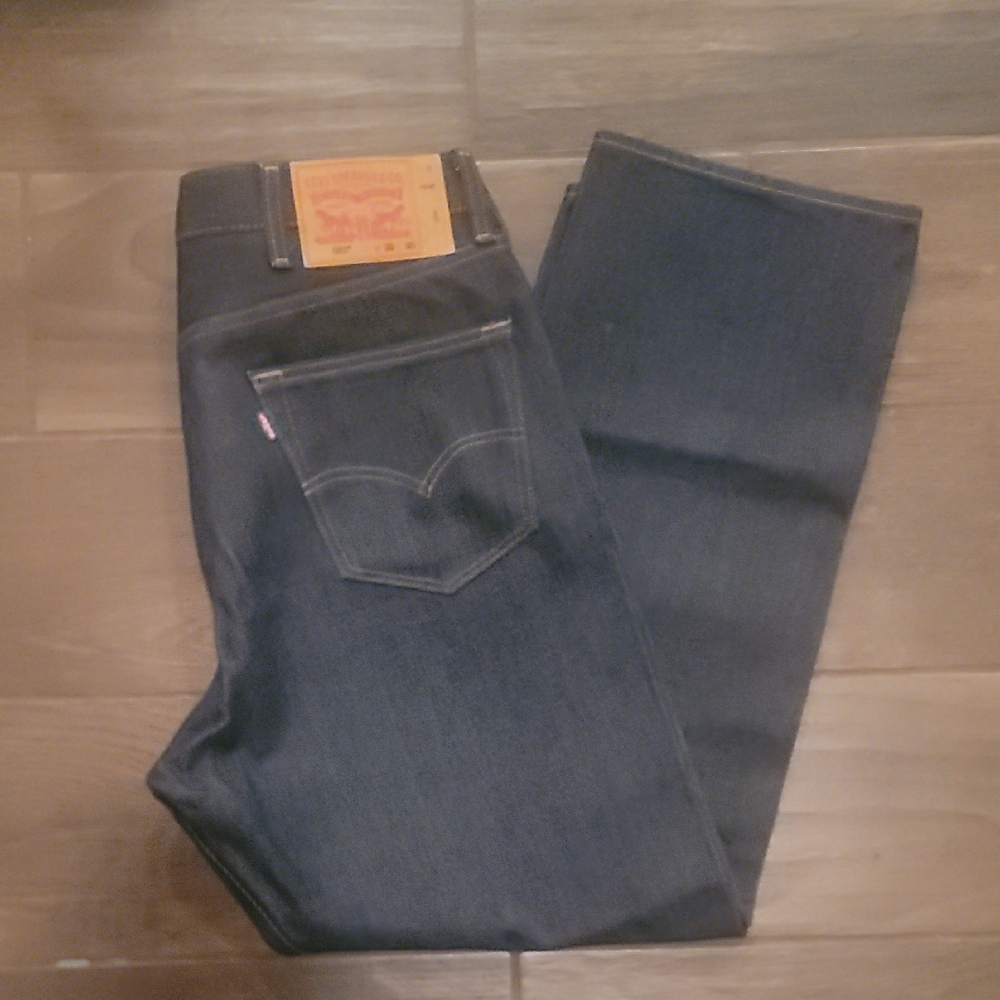 Levi's 501 Dark Indigo Straight Jeans